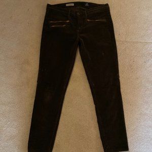 Ag Adriano Goldschmied Brown Corduroy Pants